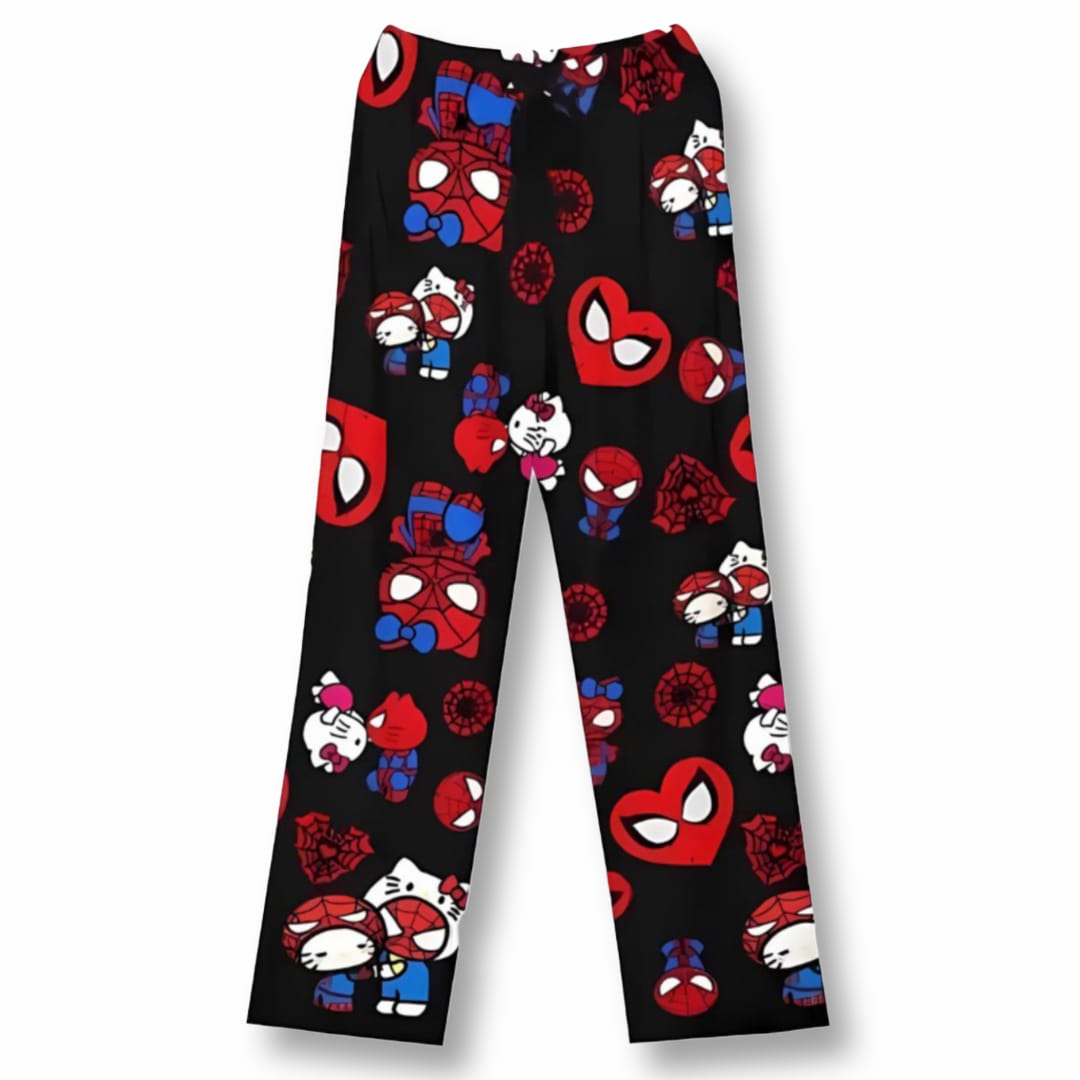 Hello Kitty & Spiderman Pajama Pants