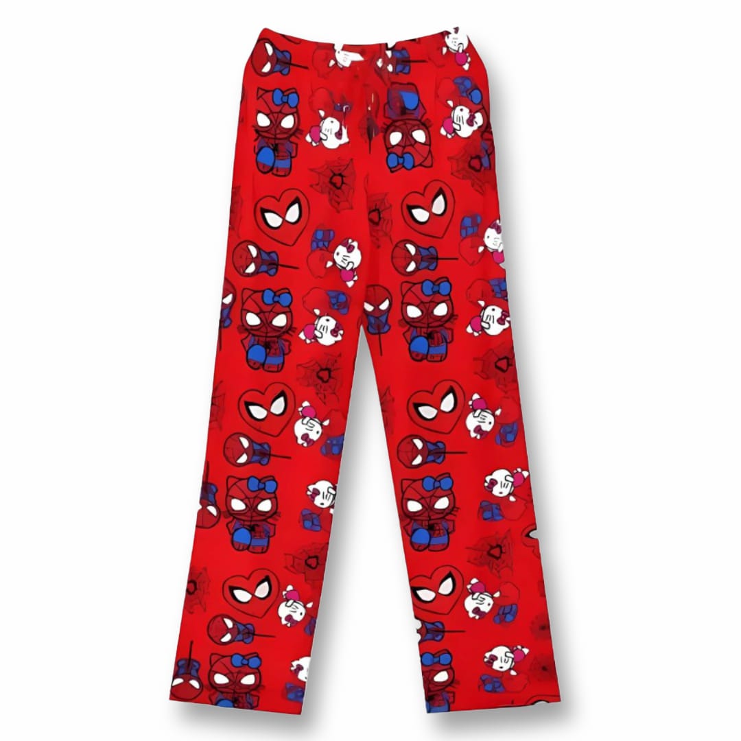 Hello Kitty & Spiderman Pajama Pants