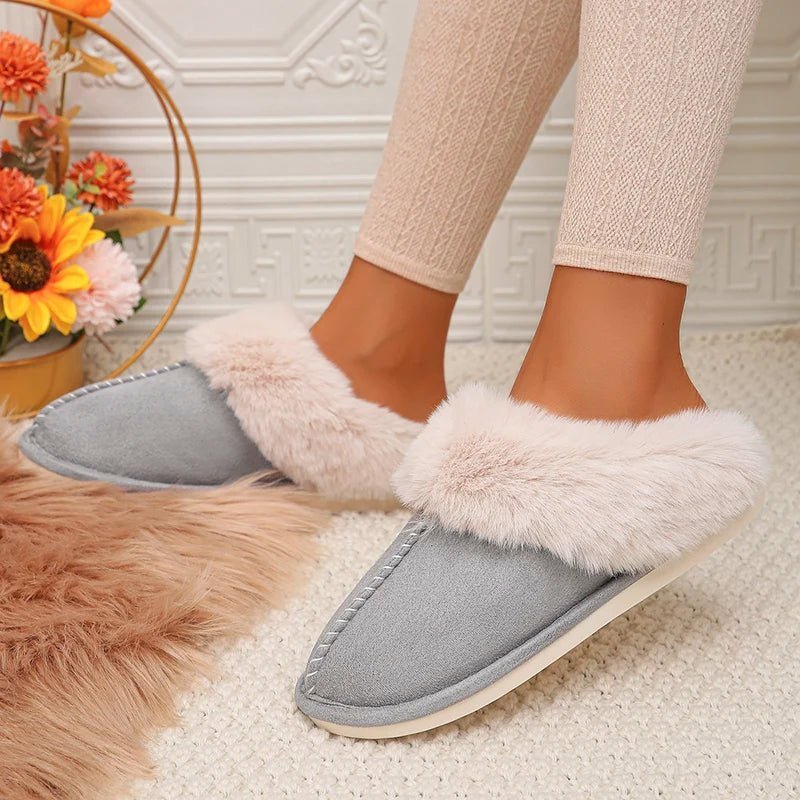 Cozy Fluffy Home Slippers