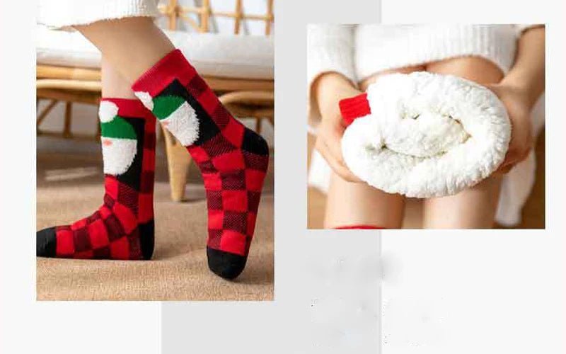 Fuzzy Holiday Socks