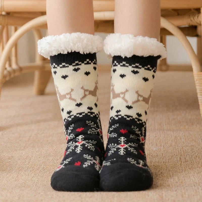 Fuzzy Holiday Socks