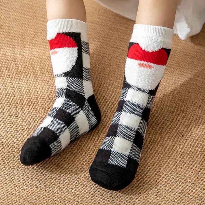 Fuzzy Holiday Socks