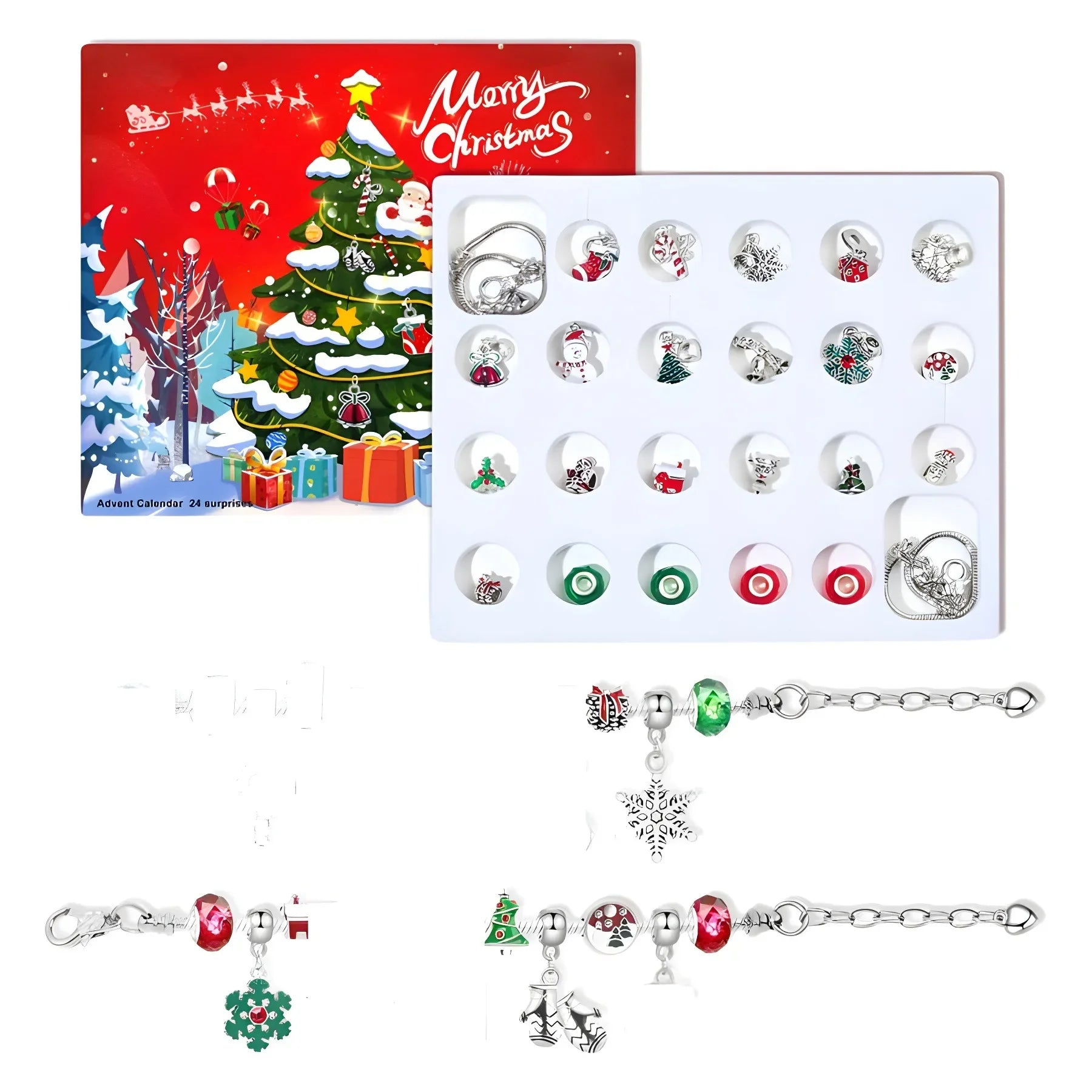 Christmas Bracelets Advent Calendar