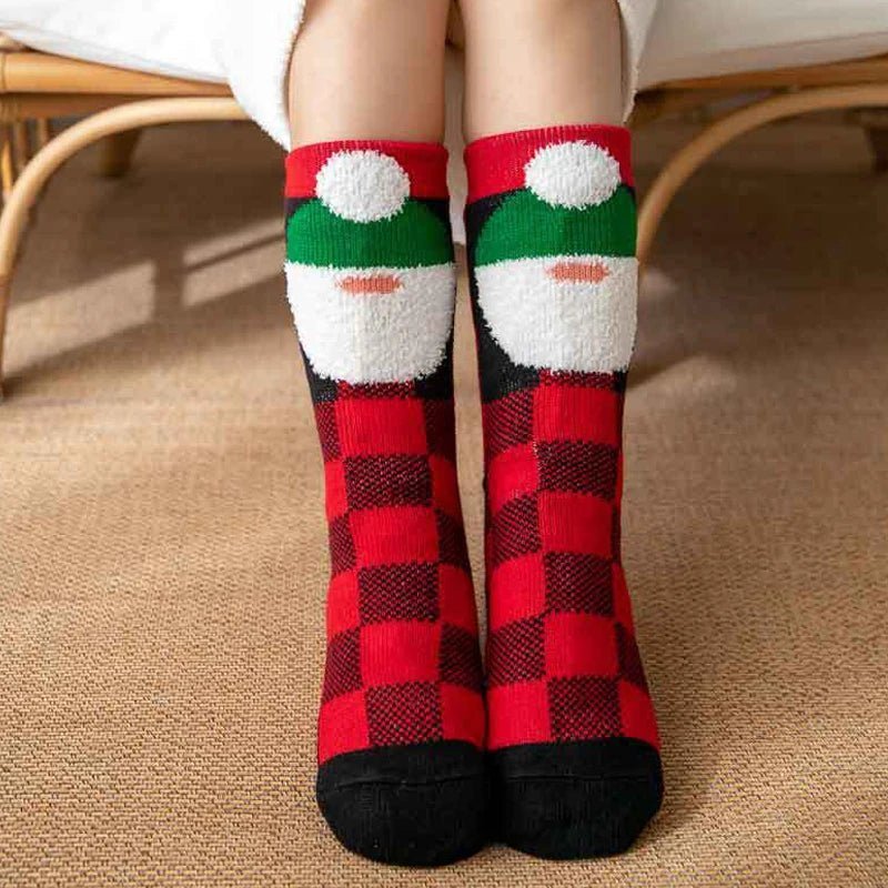 Fuzzy Holiday Socks