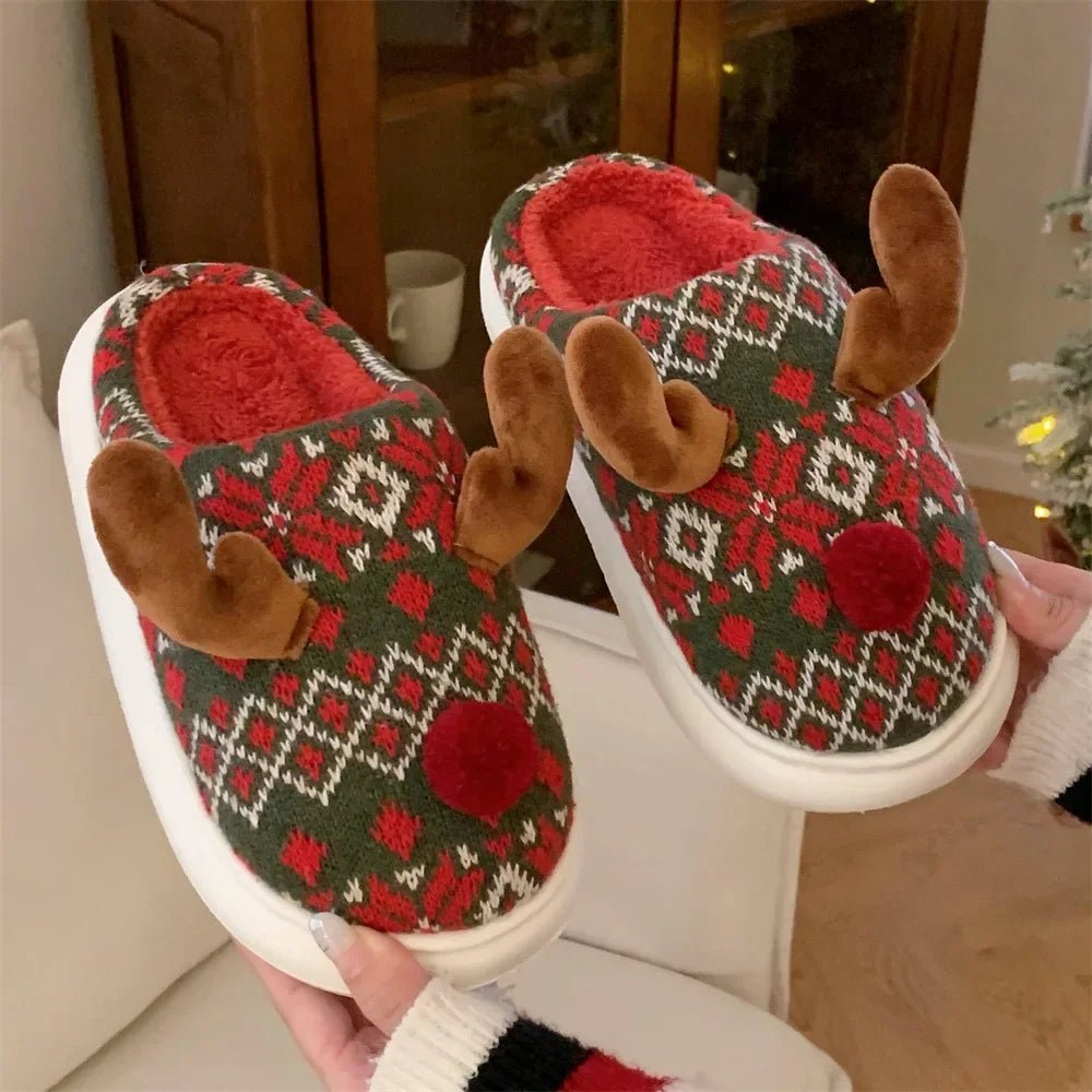 Rudolf Fluffy Slippers