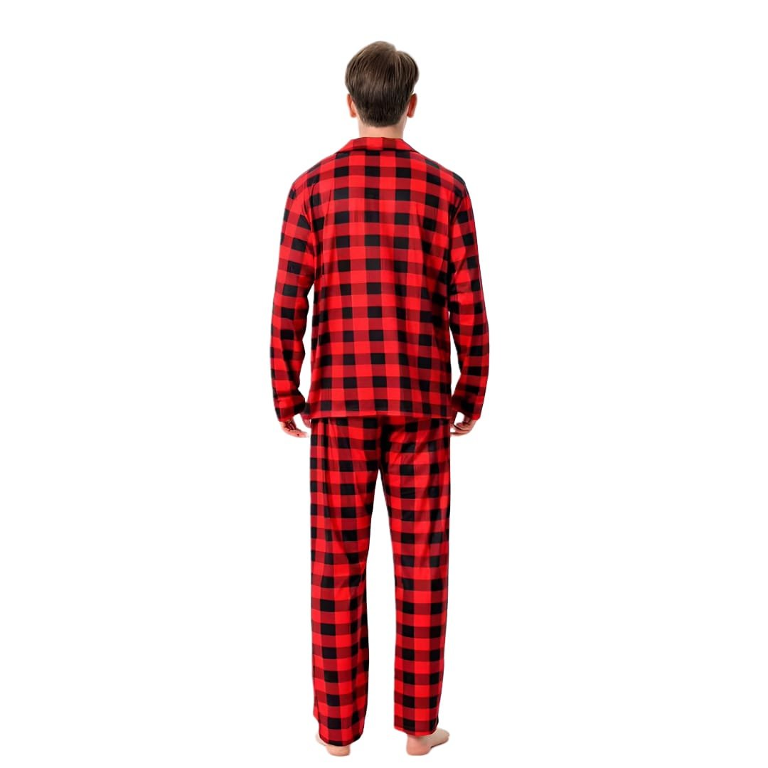 Plaid Pajama Set For HIM